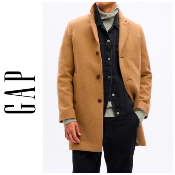 GAP Other - Gap Men’s Recycled Wool Topcoat Size Xsmall NWOT